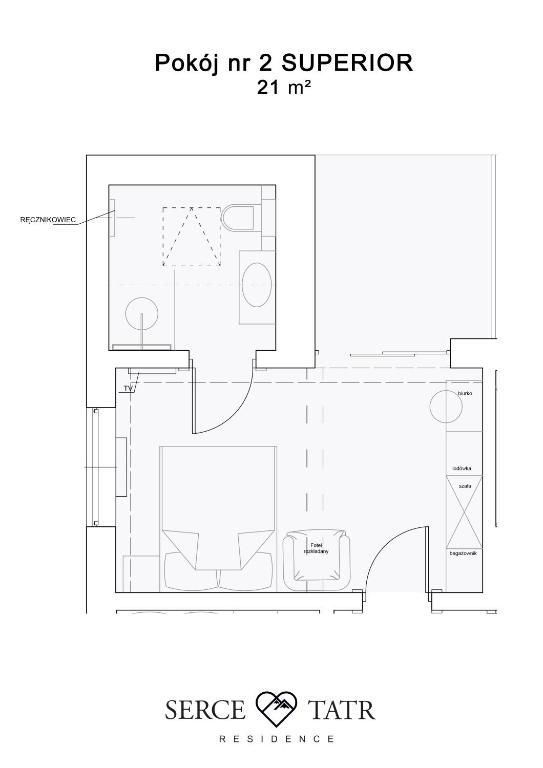 Отели типа «постель и завтрак» Serce Tatr Residence Zakopane - blisko Krupówek Закопане-61